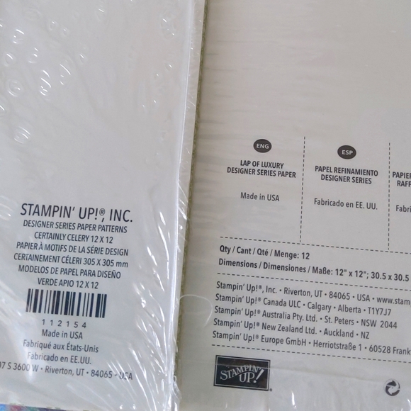 🌷STAMPIN UP RETIRED 4 Sets DESIGN SERIES PAPER (OPEN INV) - Picture 8 of 9